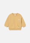 Mayoral Bebek Baskılı Cepli Sweatshirt Sarı 1487