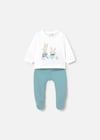 Mayoral Bebek Sweatshirt Patilkli Alt Üst Takım Mint 1599