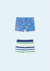 Mayoral Erkek Bebek 2'li Mayo Set Mavi 1650