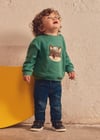 Mayoral Erkek Bebek Basic Slim Fit Kot Pantolon Lacivert 510