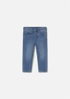 Mayoral Erkek Bebek Basic Slim Fit Kot Pantolon Mavi 510