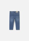 Mayoral Erkek Bebek Basic Slim Fit Kot Pantolon Mavi 510