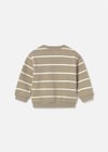 Mayoral Erkek Bebek Baskılı Cepli Sweatshirt Kahverengi 2416