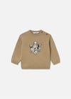 Mayoral Erkek Bebek Baskılı Sweater Bej 2372
