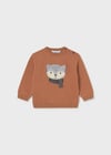 Mayoral Erkek Bebek Baskılı Sweater Kiremit 2372
