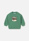 Mayoral Erkek Bebek Baskılı Sweatshirt Yeşil 2418