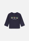 Mayoral Erkek Bebek Baskılı Uzun Kollu Tişört Lacivert 2018