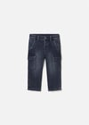 Mayoral Erkek Bebek Denim Pantolon Lacivert 2505