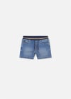 Mayoral Erkek Bebek Denim Soft Şort Mavi 1239
