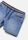 Mayoral Erkek Bebek Denim Soft Şort Mavi 1239