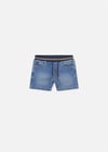 Mayoral Erkek Bebek Denim Soft Şort Mavi 1239
