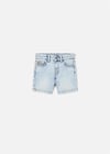 Mayoral Erkek Bebek Denim Şort Mavi 1285