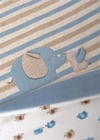 Mayoral Erkek Bebek Fil Desenli Battaniye Turkuaz 9490