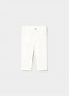 Mayoral Erkek Bebek Gabardin Pantolon Beyaz 522