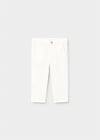 Mayoral Erkek Bebek Gabardin Pantolon Beyaz 522