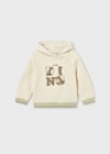 Mayoral Erkek Bebek Kapüşonlu Sweatshirt Krem 2417