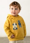 Mayoral Erkek Bebek Kapüşonlu Sweatshirt Sarı 2417
