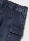Mayoral Erkek Bebek Kargo Denim Pantolon Lacivert 2540