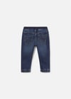Mayoral Erkek Bebek Lastikli Denim Kot Pantolon Lacivert 2543