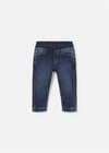 Mayoral Erkek Bebek Lastikli Denim Kot Pantolon Lacivert 2543