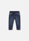 Mayoral Erkek Bebek Lastikli Denim Kot Pantolon Lacivert 2543