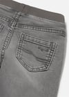 Mayoral Erkek Bebek Lastikli Denim Kot Pantolon Gri 2543