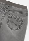 Mayoral Erkek Bebek Lastikli Denim Kot Pantolon Gri 2543