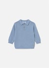 Mayoral Erkek Bebek Polo Yaka Kazak Mavi 2376