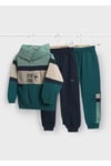 Mayoral Erkek Çocuk 3'lü Kapüşonlu Sweatshirt Eşofman Takımı Petrol 4809