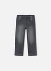 Mayoral Erkek Çocuk Basic Slim Fit Kot Pantolon Gri 515