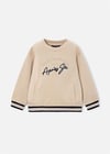 Mayoral Erkek Çocuk Baskılı Cepli Sweatshirt Bej 4462