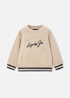 Mayoral Erkek Çocuk Baskılı Cepli Sweatshirt Bej 4462