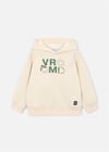 Mayoral Erkek Çocuk Baskılı Kapüşonlu Sweatshirt Krem 3435