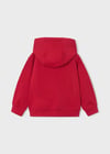Mayoral Erkek Çocuk Baskılı Kapüşonlu Sweatshirt Bordo 4455