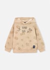 Mayoral Erkek Çocuk Baskılı Kapüşonlu Sweatshirt Bej 3435