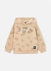 Mayoral Erkek Çocuk Baskılı Kapüşonlu Sweatshirt Bej 3435