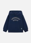 Mayoral Erkek Çocuk Baskılı Kapüşonlu Sweatshirt Lacivert 3435