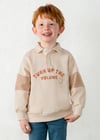 Mayoral Erkek Çocuk Baskılı Polo Yaka Sweatshirt Bej 4461