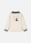 Mayoral Erkek Çocuk Baskılı Polo Yaka Sweatshirt Bej 4120