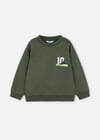 Mayoral Erkek Çocuk Baskılı Sweatshirt Yeşil 4401