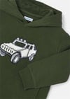 Mayoral Erkek Çocuk Baskılı Sweatshirt Koyu Yeşil 4451