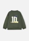 Mayoral Erkek Çocuk Baskılı Sweatshirt Yeşil 4401