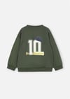 Mayoral Erkek Çocuk Baskılı Sweatshirt Yeşil 4401