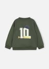 Mayoral Erkek Çocuk Baskılı Sweatshirt Yeşil 4401