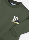 Mayoral Erkek Çocuk Baskılı Sweatshirt Yeşil 4401