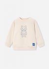 Mayoral Erkek Çocuk Baskılı Sweatshirt Bej 4459