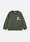 Mayoral Erkek Çocuk Baskılı Sweatshirt Yeşil 4401