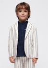 Mayoral Erkek Çocuk Çizgili Keten Blazer Ceket Taş 3485