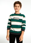 Mayoral Erkek Çocuk Çizgili Sweatshirt Yeşil 7451