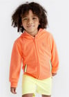 Mayoral Erkek Çocuk Fermuarlı Kapüşonlu Sweatshirt Oranj 3412